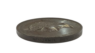 Lot 8 - Victorian Sea Gallantry Bronze Medal (58mm variant), EF, named to Benjamin Reynolds, wreck of the ''Nordkap'' on the 13th March 1891. N.B. Benjamin Reynolds, an able seaman of steamship M...
