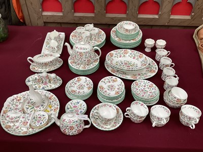 Lot 1141 - Minton Haddon Hall Dinner and Tea service.