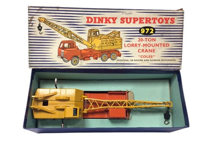 Lot 1917 - Dinky Supertoys Coles Crane No.972 & Leyland Octopus Wagon No.934, both boxed (2)