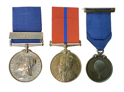 Lot 32 - Unusual Victorian and later Police Gallantry medal trio comprising Victorian Jubilee (Police) medal 1887, with 1897 clasp, City of London Police