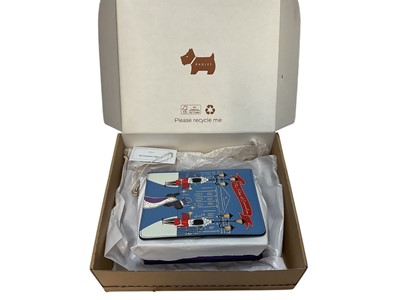 Lot 2080 - Radley book bag The Coronation, medium size. Brand new with tags and tissue paper in place. Soft dust and and box.
