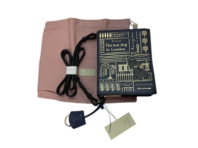 Lot 2082 - Radley book bag The Lost Dog in London. Brand new with tags. Soft dust bag. Plus large If Pigs Could Fly in red leather new with tags and dust bag.