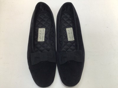 Lot 2089 - Lots of pre-owned men's summer shoes and slip-ons including Todd's, Bugatti, Polo Ralph Lauren. Plus a pair of black velvet slippers by Berk Burlington Arcade London.