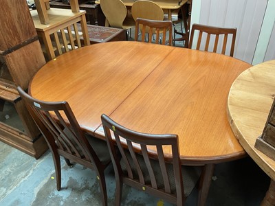 Lot 1237 - G Plan dining table and chairs