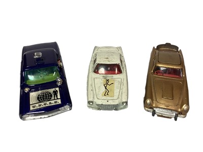 Lot 1812 - Schucco Micro Racers No.s 1040 & 1043, Dinky diecast Talbo & Cooper Bristol, Budgie AA motorcycle & sidecar, plus Corgi diecast including Chevrolet Impala Kennel Club, Chitty Chitty...