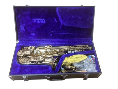 Lot 2224 - Lunette alto saxophone, cased