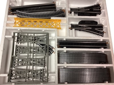 Lot 1858 - Lima HO Gauge Car Terminal Set including Shunter & Rolling Stock, Container Terminal Set & Layout Set, all boxed (3)