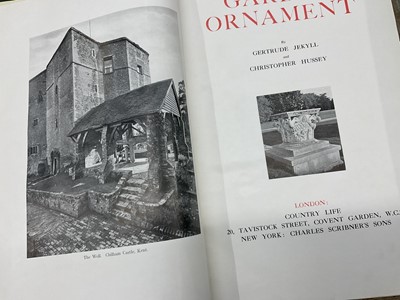 Lot 1690 - Group of oversize books on gardens and architecture