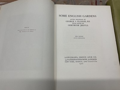 Lot 1690 - Group of oversize books on gardens and architecture