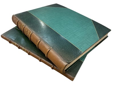 Lot 1762 - Gardiner - Oliver Cromwell, one of 350 copies on Japanese paper, with separate volume housing plates, both in Rivière bindings