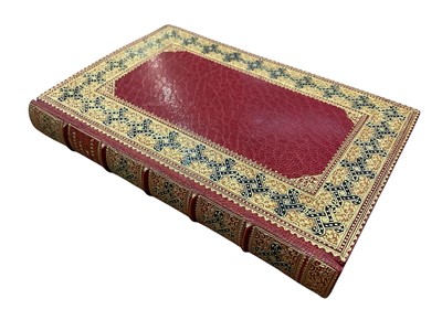 Lot 1774 - Poetic works of John Keats, 1903 edition, in very fine tooled red calf binding