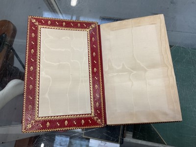 Lot 1774 - Poetic works of John Keats, 1903 edition, in very fine tooled red calf binding