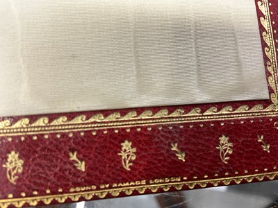 Lot 1774 - Poetic works of John Keats, 1903 edition, in very fine tooled red calf binding