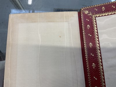 Lot 1774 - Poetic works of John Keats, 1903 edition, in very fine tooled red calf binding