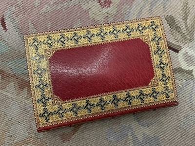 Lot 1774 - Poetic works of John Keats, 1903 edition, in very fine tooled red calf binding