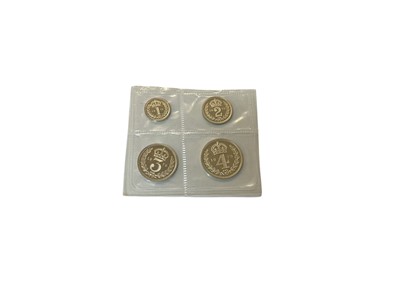 Lot 437 - G.B. - Elizabeth II silver four coin Maundy set 1979 UNC & cased (1 Maundy coin set)