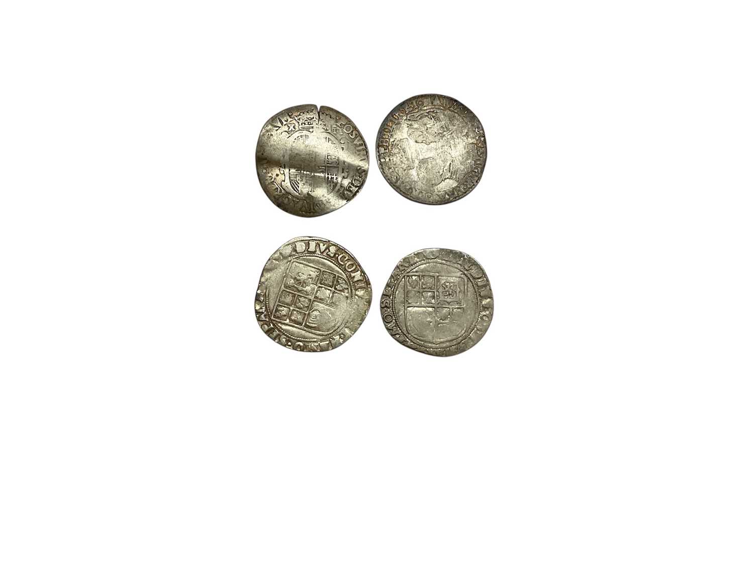 Lot 442 - G.B. - Mixed silver hammered coins to include Shillings Edward VI fine issue, m/m tun 1551-53 VG, Philip & Mary full titles m/m none undated x 2 poor, with English titles 1555 poor, James I...