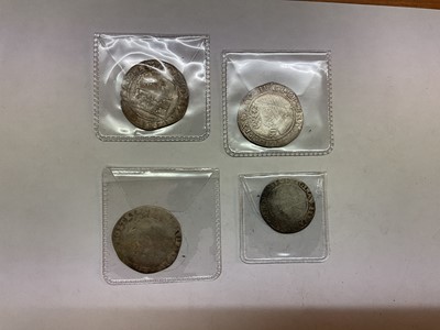 Lot 442 - G.B. - Mixed silver hammered coins to include Shillings Edward VI fine issue, m/m tun 1551-53 VG, Philip & Mary full titles m/m none undated x 2 poor, with English titles 1555 poor, James I...