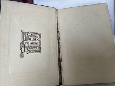 Lot 1672 - William Moorcroft (1872-1945) a collection of books from the personal library of William Moorcroft, with bookplates, four signed copies and one with initials