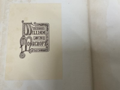 Lot 1672 - William Moorcroft (1872-1945) a collection of books from the personal library of William Moorcroft, with bookplates, four signed copies and one with initials
