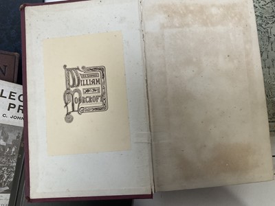 Lot 1672 - William Moorcroft (1872-1945) a collection of books from the personal library of William Moorcroft, with bookplates, four signed copies and one with initials