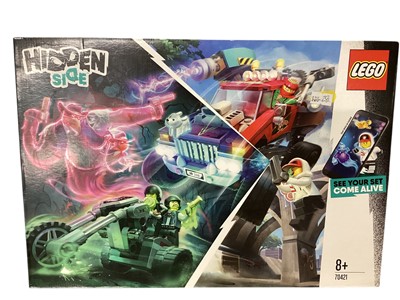 Lot 1854 - Three Lego Hidden Side El Fuego's Stunt Truck, boxed 70421
