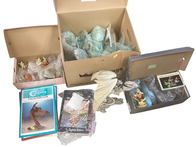 Lot 2452 - Collection of Enchantica figures, unboxed, together with related magazines and ephemera (approx 23)