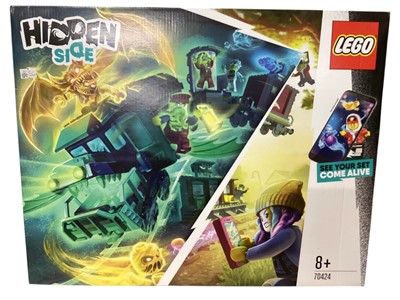 Lot 1856 - Lego Hidden Side El Fuego's Stunt Truck, boxed 70421 & Ghost Train Express, boxed 70424 (2)
