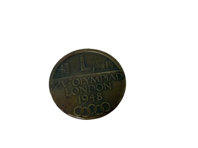 Lot 34 - London 1948 Summer Olympics Bronze Participation Medal