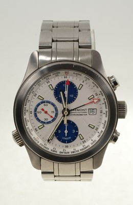 Lot 702 - Bremont special edition SO15 stainless steel chronometer wristwatch on stainless steel bracelet with extra straps, box and papers