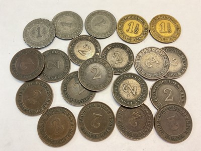 Lot 479 - G.B. - Suffolk, Ipswich Reform Club established 1876, tokens