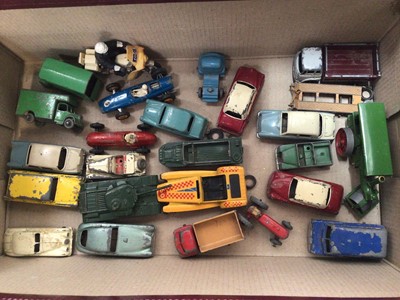 Lot 1927 - Diecast selection, a group of unboxed model vehicles to include Lesney matchbox and Dinky.