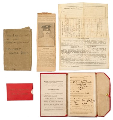 Lot 38 - First World War Distinguished Conduct Medal (D.C.M.) Gallantry medal group comprising D.C.M. named to 14503 SJT. E. Murrell. 2/G.G., 1914 ‘Mons’ Star with 5th Aug. – 22nd. Nov. 1914