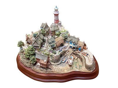 Lot 1195 - Impressive limited edition Lilliput Lane model - Out of the Storm, no. 1146 of 3000, boxed with certificate
