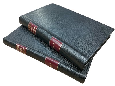 Lot 1696 - Paterson's British Itinerary being a new and accurate Delineation and Description of the Direct and Principal Cross Roads of Great Britain, published 1785, 2 volumes, modern rebinding. (2)