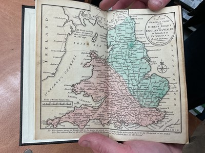 Lot 1696 - Paterson's British Itinerary being a new and accurate Delineation and Description of the Direct and Principal Cross Roads of Great Britain, published 1785, 2 volumes, modern rebinding. (2)