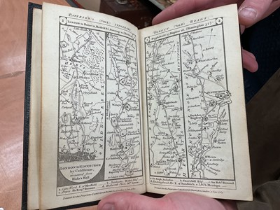 Lot 1696 - Paterson's British Itinerary being a new and accurate Delineation and Description of the Direct and Principal Cross Roads of Great Britain, published 1785, 2 volumes, modern rebinding. (2)