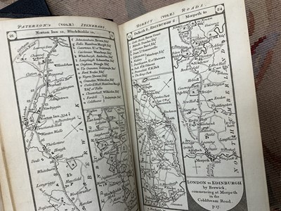 Lot 1696 - Paterson's British Itinerary being a new and accurate Delineation and Description of the Direct and Principal Cross Roads of Great Britain, published 1785, 2 volumes, modern rebinding. (2)