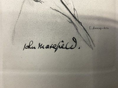 Lot 1697 - John Masefield - Selected Poems, signed and numbered from a limited edition of 530, Heinemann, London 1922