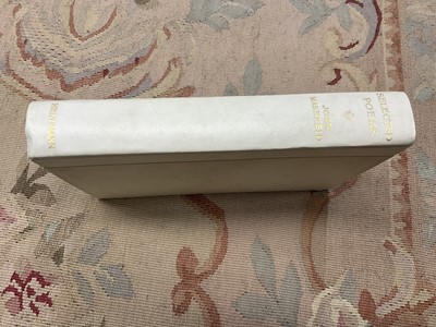 Lot 1697 - John Masefield - Selected Poems, signed and numbered from a limited edition of 530, Heinemann, London 1922