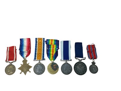 Lot 9 - Fine Victorian Sea Gallantry Medal group comprising George V Sea Gallantry Medal (bronze issue), named to Albert Haslar (please note note variation in spelling of surname), ‘Idun” 17th January 1...
