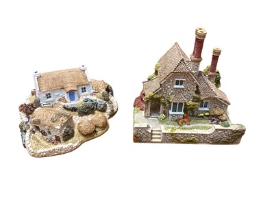Lot 1200 - Eleven Lilliput Lane models - Ballyherne Croft x 2, Vine Cottage x 2, Butterwick, Gold Miner's Claim, Dial Cottage, Sweet Briar Cottage, Jasmine Cottage and Diamond Cot...