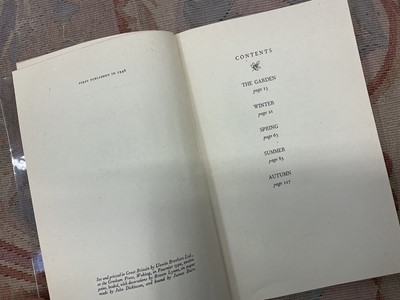 Lot 1692 - John Galsworthy - Soames and the Flag, signed limited edition, limited to 1025 copies, 1930, together with Stella Benson - Christmas Formula, illustrated by Clare Leighton, signed and numbered f...