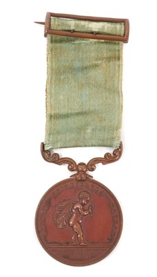 Lot 11 - Victorian Royal Humane Society Medal (small successful bronze type), EF, named to Thomas Bishop 7th June 1876 Provenance: Property of an Essex Gentleman, forming part of a private collec...