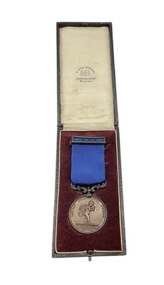 Lot 12 - Royal Humane Society Medal (small successful bronze type), EF, named to Alexander Stuart A.B. R.N. 10th June 1926, in Elkington & Co box of issue. N.B. Alexander Stuart was awarded...