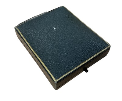 Lot 14 - Edwardian Humane Society for the Hundred of Salford silver and enamel fob / special proficiency medal, VF, engraved C. R. V. Haynes 1905, (Birmingham 1905), maker J C, in box of issue from W. Ba...