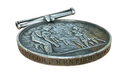 Lot 15 - Edwardian Medal For The Society For The Protection Of Life From Fire (Silver Medal Type IV 1892), VF, named to John Edward Taylor, Kentish Town. N. W. 15 Febry. 1901. N.B. John Edward Tay...