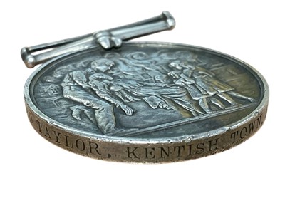 Lot 15 - Edwardian Medal For The Society For The Protection Of Life From Fire (Silver Medal Type IV 1892), VF, named to John Edward Taylor, Kentish Town. N. W. 15 Febry. 1901. N.B. John Edward Tay...