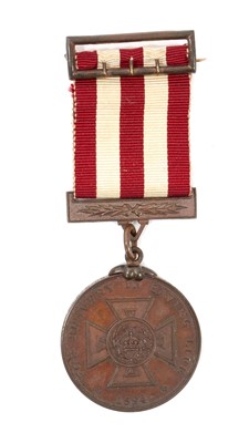 Lot 16 - Edwardian Liverpool Shipwreck and Humane Society's General medal, (bronze issue), GEF, named to Robt. Adshead, For Stopping A Runaway Horse At Georges Pierhead on 9/6/05. In Liverpool Shipwreck...
