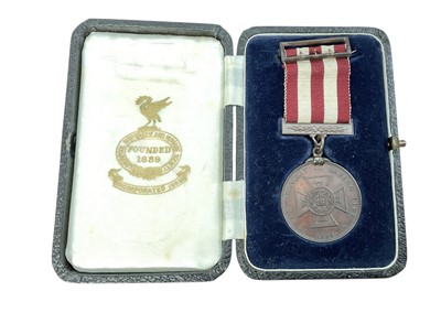 Lot 16 - Edwardian Liverpool Shipwreck and Humane Society's General medal, (bronze issue), GEF, named to Robt. Adshead, For Stopping A Runaway Horse At Georges Pierhead on 9/6/05. In Liverpool Shipwreck...